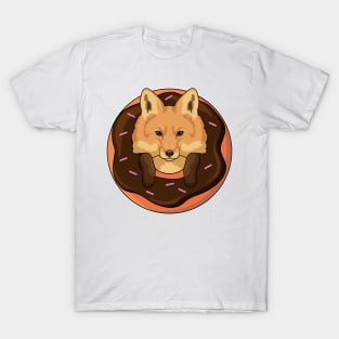 Fox with Donut T-Shirt
